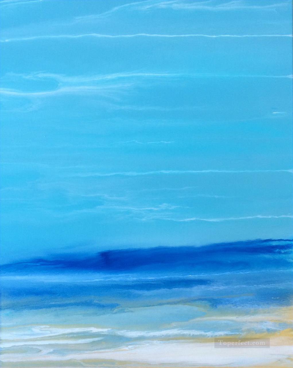 抽象的な海景079油絵
